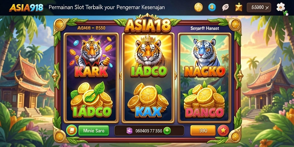 Screenshot gameplay ASIA918 menampilkan aksi seru permainan slot.