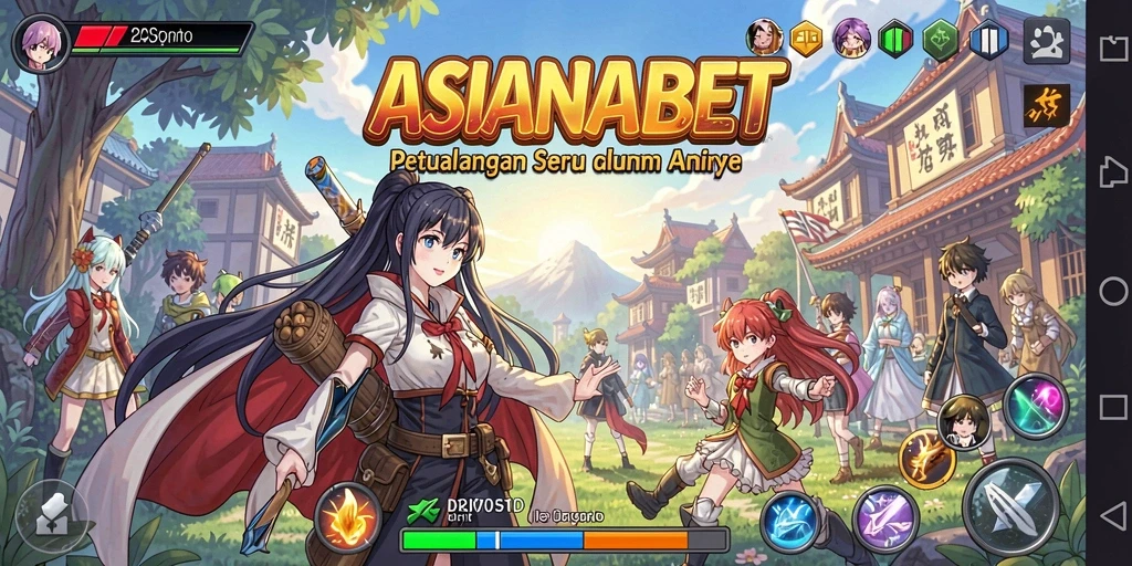 Tampak seru dalam dunia anime yang penuh warna.