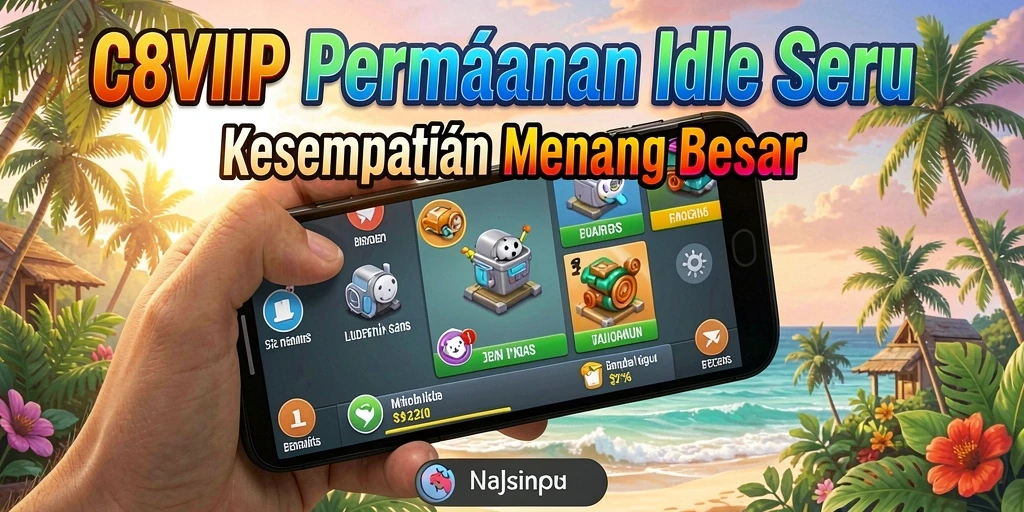 Screenshot gameplay C8VIP menampilkan aktivitas Idle yang menarik.