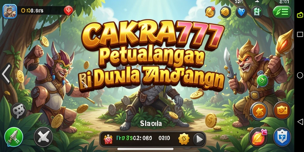 Gameplay menantang dan seru dalam CAKRA777.
