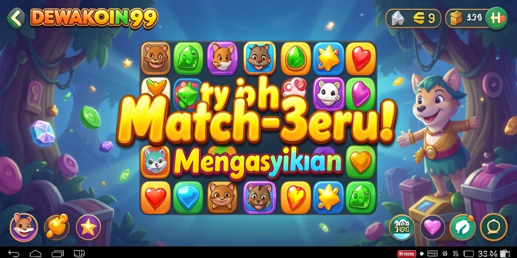 Tampilan gameplay DEWAKOIN99 yang menarik dan penuh warna.