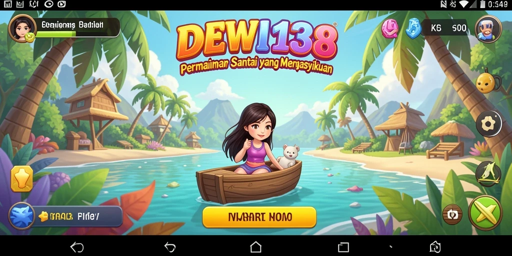 Tampilan gameplay DEWI138 yang seru dan menghibur.