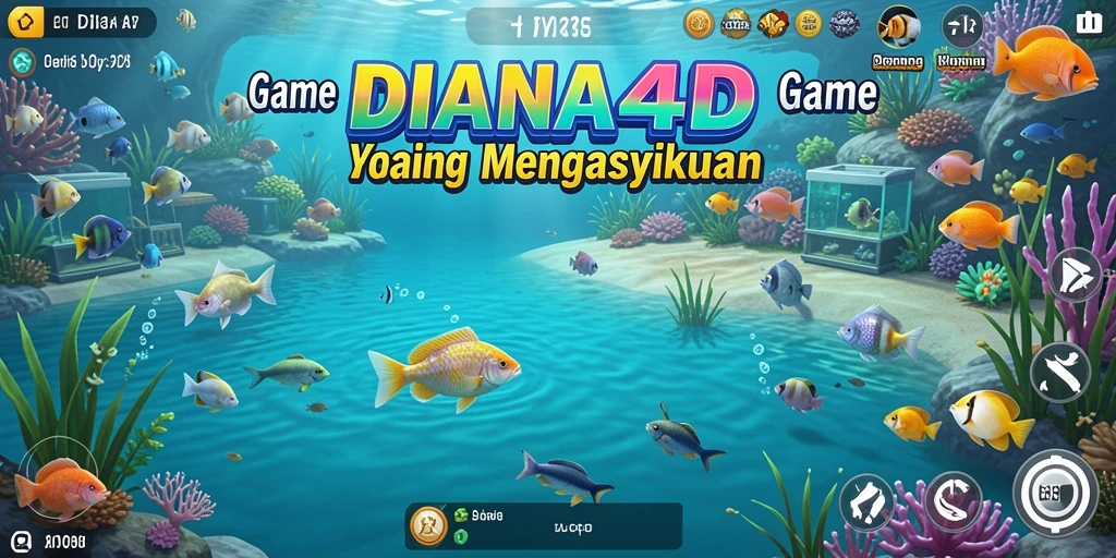 Tangkapan ikan besar dalam DIANA4D dengan gameplay menarik.