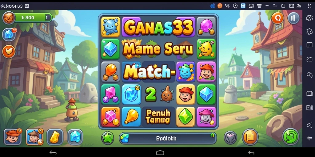 Tampilan menarik dari gameplay seru GANAS33.