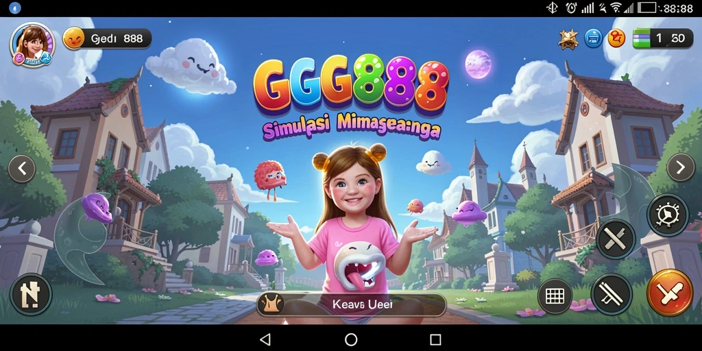 Tampilan gameplay yang seru dalam GGG888 dengan berbagai aktivitas menarik.