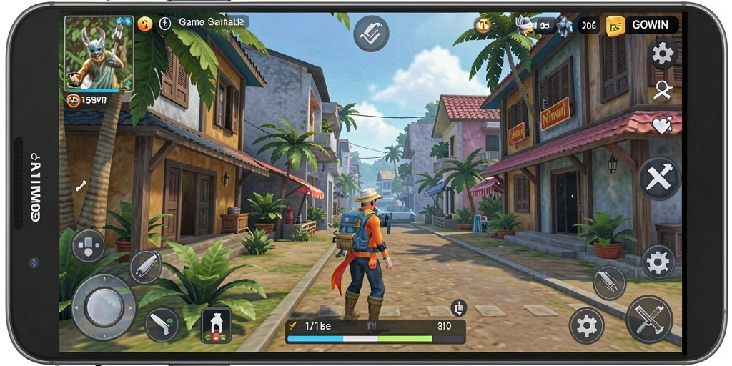 Tangkapan layar yang menunjukkan gameplay menarik dari GOWIN.
