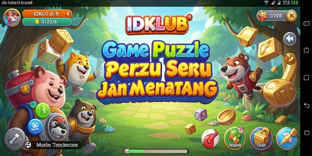 Screenshot gameplay IDKLUB menunjukkan tantangan menarik dalam game Puzzle.