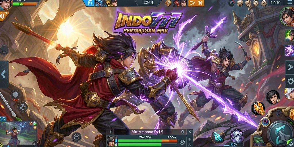Gameplay seru dan strategis dalam MOBA INDO777.