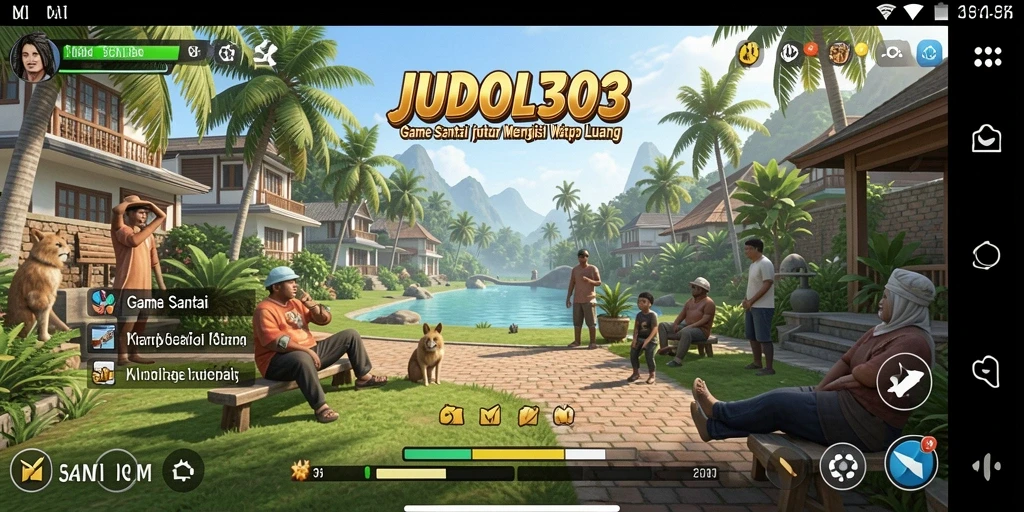 Screenshot gameplay JUDOL303 dengan tampilan level yang menarik dan menantang.