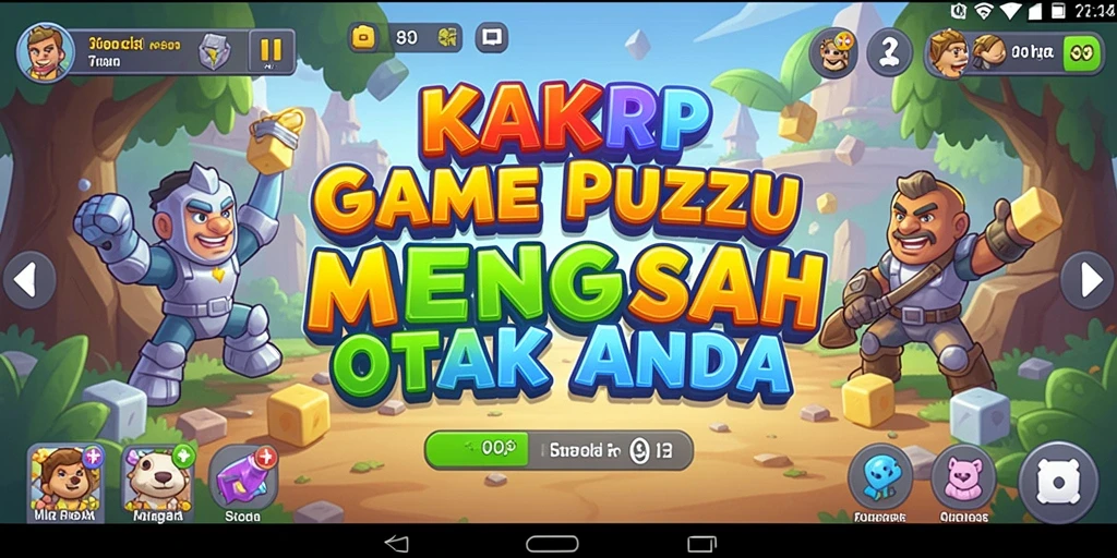Tampilan menarik dari gameplay KAKRP yang menantang.