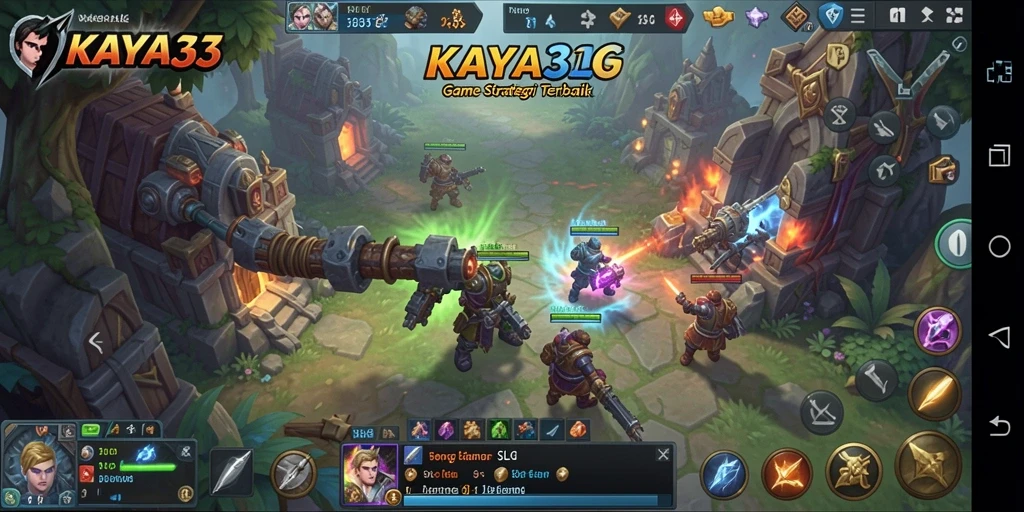 Tampilan layar utama KAYA33 yang menarik dengan gameplay strategis.