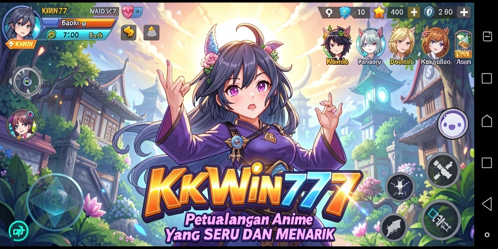 Tampilan gameplay yang mengasyikkan dan penuh warna dari KKWIN777.