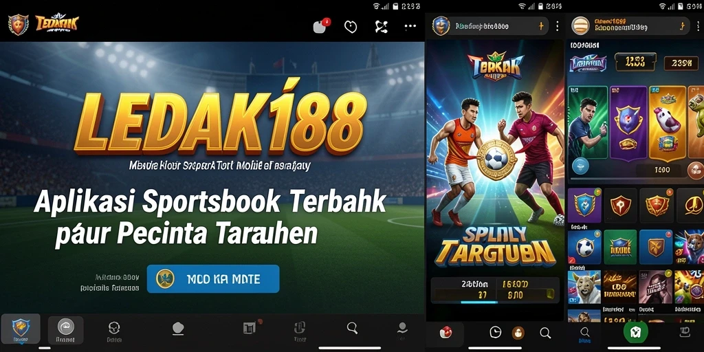 Tangkapan layar LEDAK188 menampilkan fitur taruhan olahraga yang menarik.