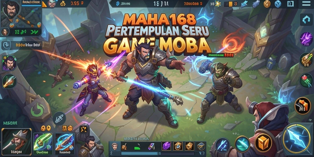 Tampilan gameplay seru dalam MAHA168 yang penuh aksi.