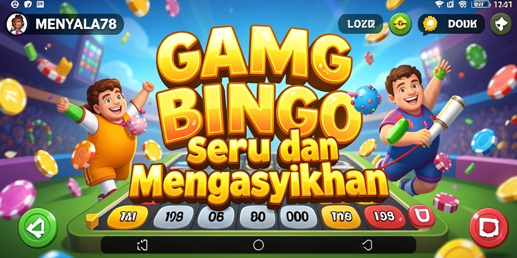 Tampilan menarik dari gameplay Bingo di MENYALA78.