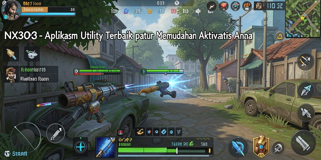 Tampilan antarmuka NX303 yang intuitif dan informatif.
