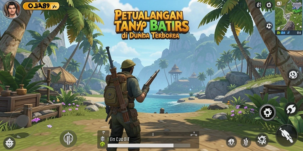 Tampilan gameplay OJA89 yang menakjubkan dalam dunia terbuka.