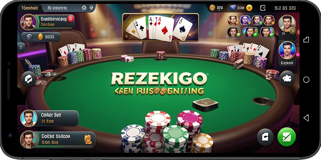 Gameplay poker yang mendebarkan dan seru di REZEKIGO.