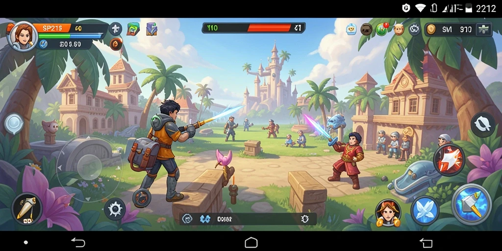 Tampilan gameplay SP212 yang seru dan penuh warna.