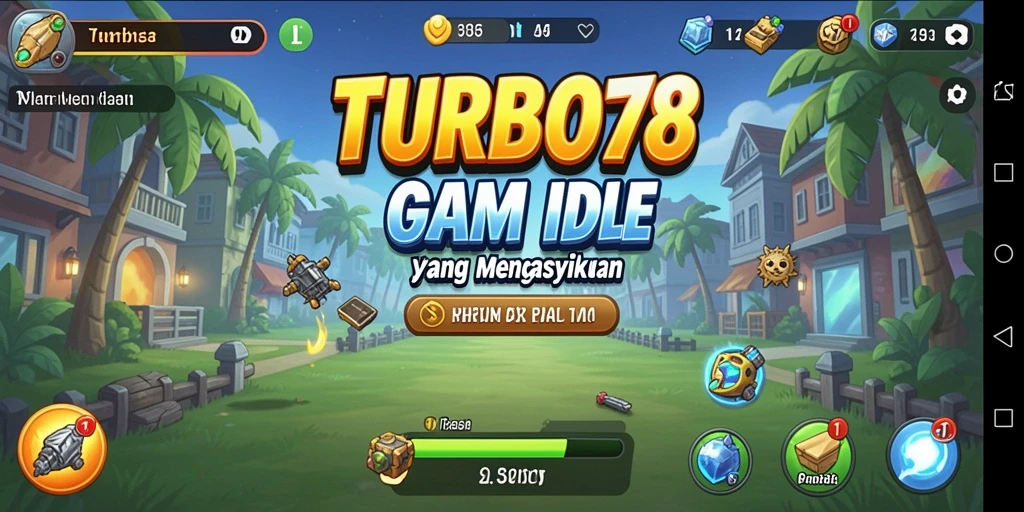 Screenshot utama TURBO78 menampilkan gameplay Idle yang menarik.